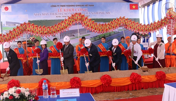 Bà Rịa-Vũng Tàu: Khởi công xây dựng Nhà máy thạch cao công nghệ Nhật Bản 50 triệu USD